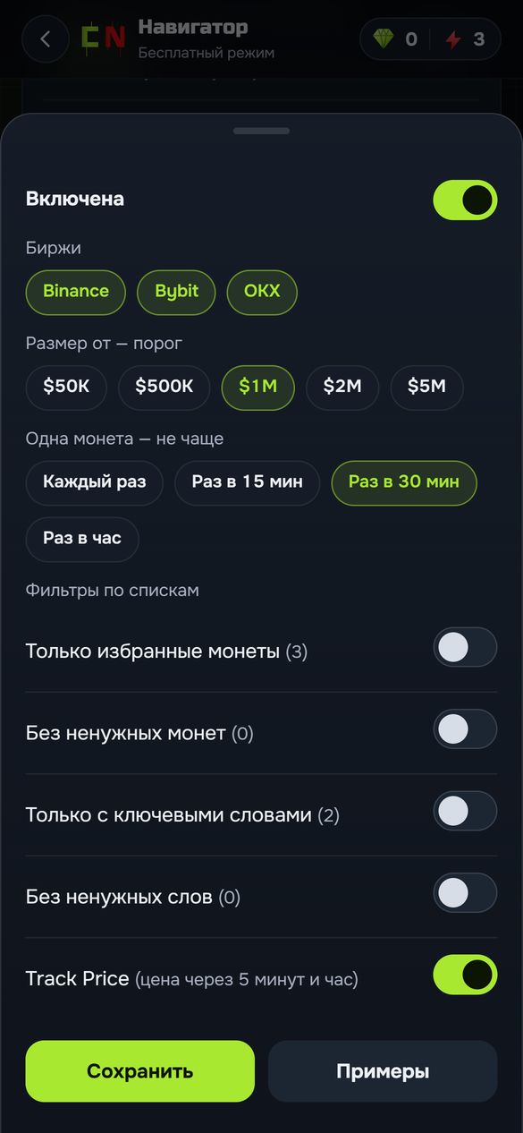 Списки — это фильтры